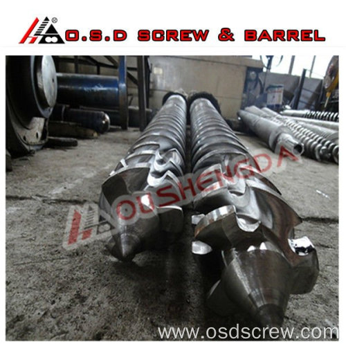 Extruder conical twin screw barrel for pvc pp wpc